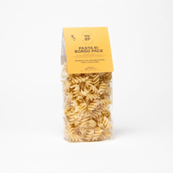 Fusilli di Borgo Pace "pasta grano duro molito e coltivato in Italia"gr.500