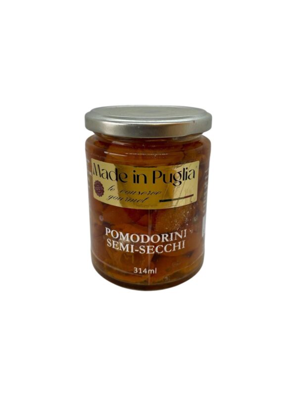 Pomodorini semi-secchi in olio ml.314