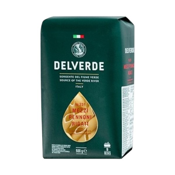 Mezzi Pennoni Rigati Delverde gr.500