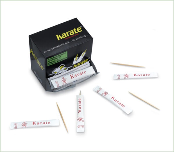 Stuzzicadenti Karatè Incartato Singolo x200